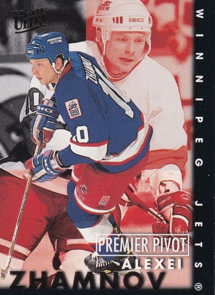 insert karta ALEXEI ZHAMNOV 95-96 Fleer Ultra Premier Pivot číslo 10 of 10